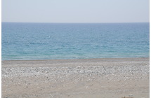 Unique seaside plot on sandy beach near Lindos